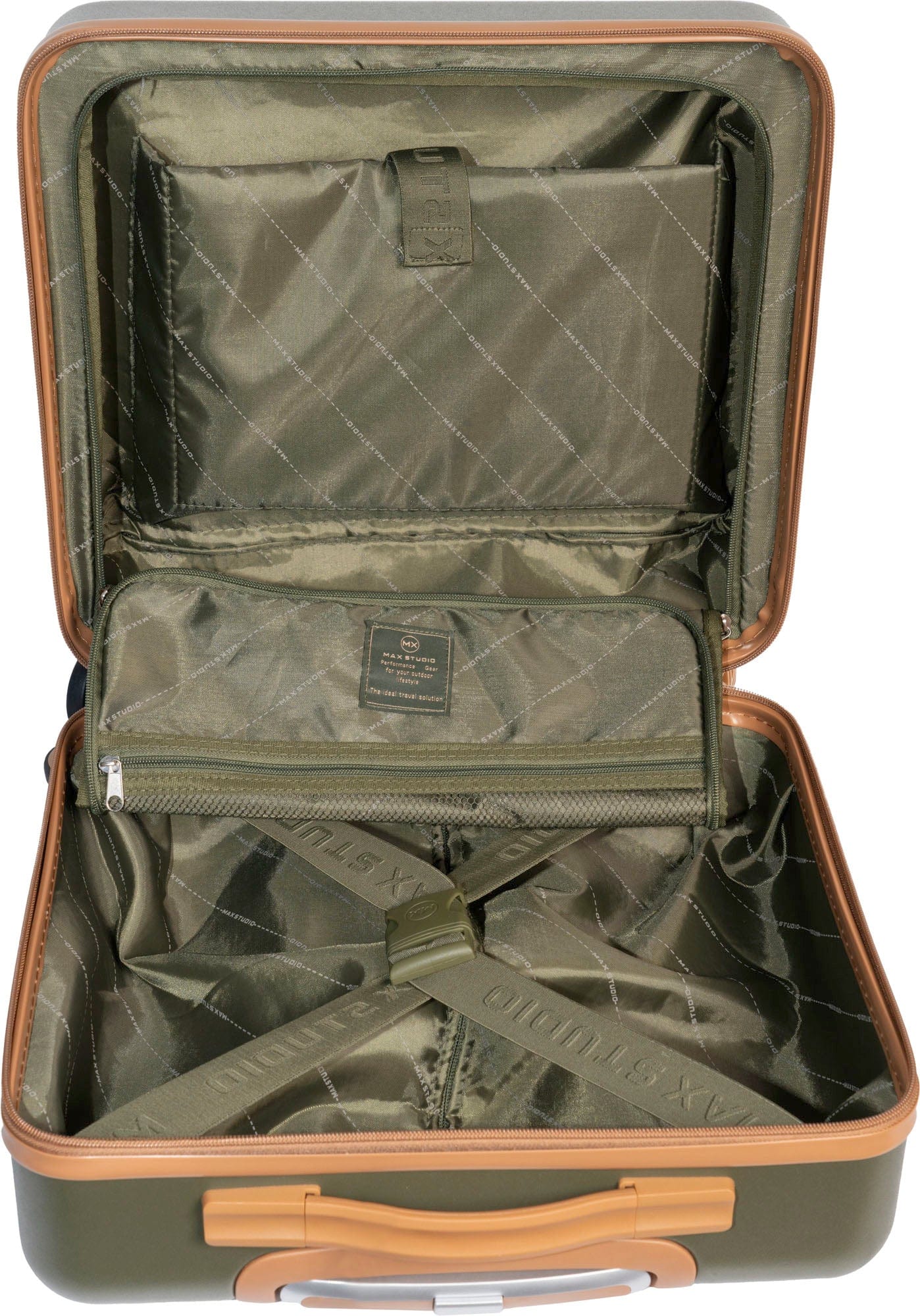 Max Studio ABS 3-Piece Hard Sided The Lisbon Luggage Set