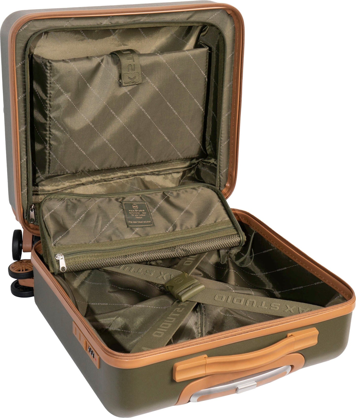 Max Studio ABS 3-Piece Hard Sided The Lisbon Luggage Set