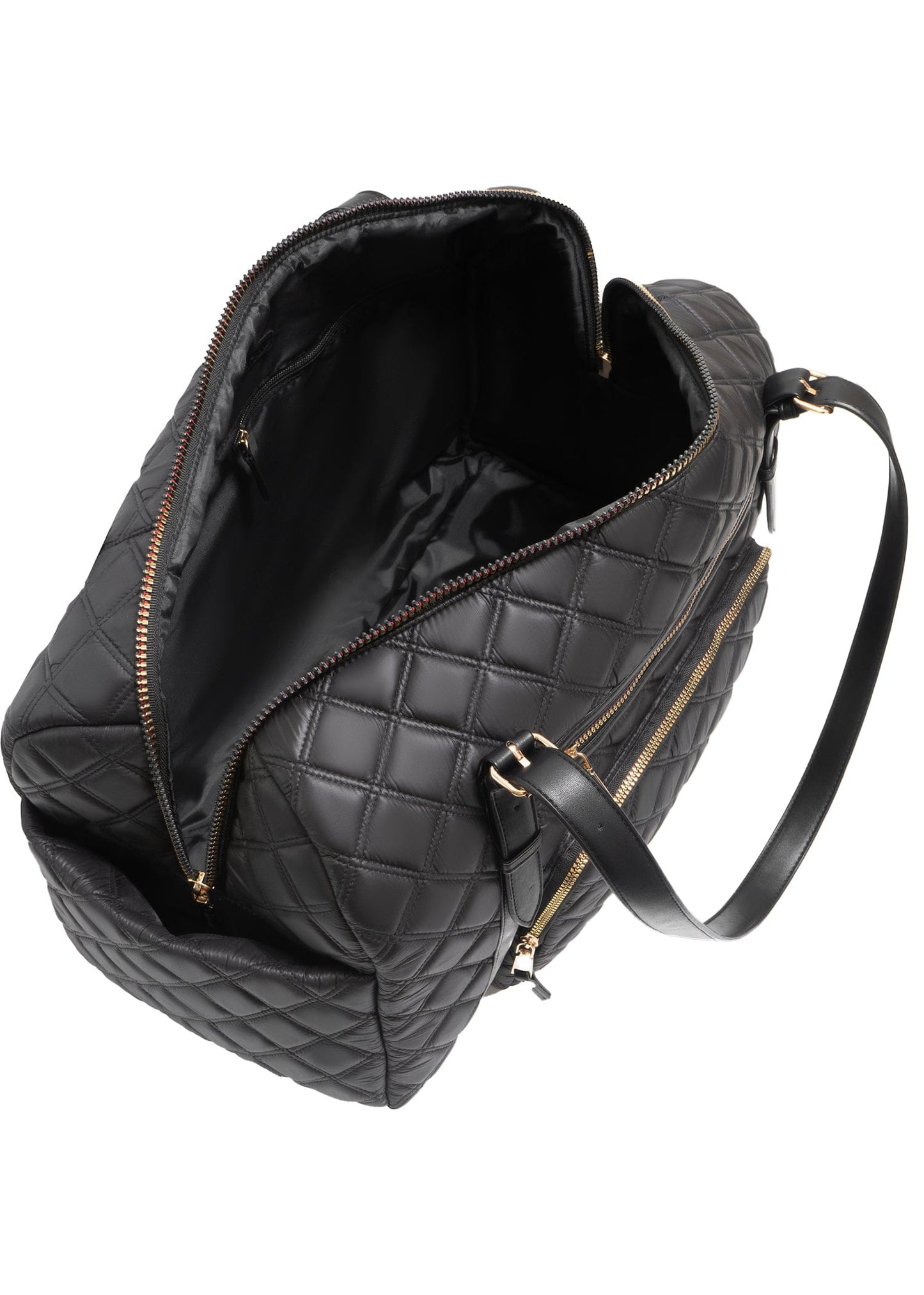 Joan & David The Sloane Diamond Quilted Weekender Duffle Bag