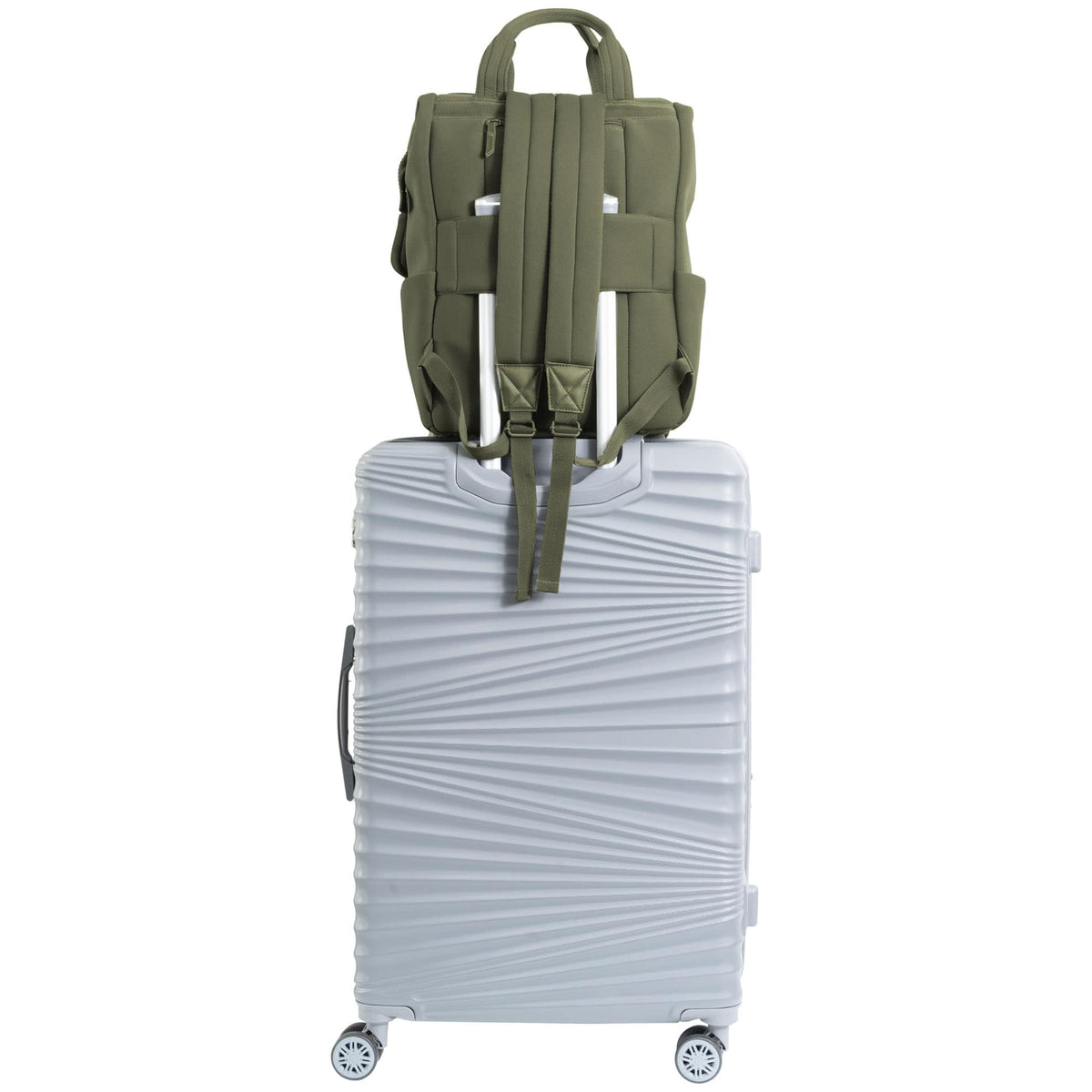 Max Studio The Audrey 18 Inch Neoprene Travel Workbook Backpack