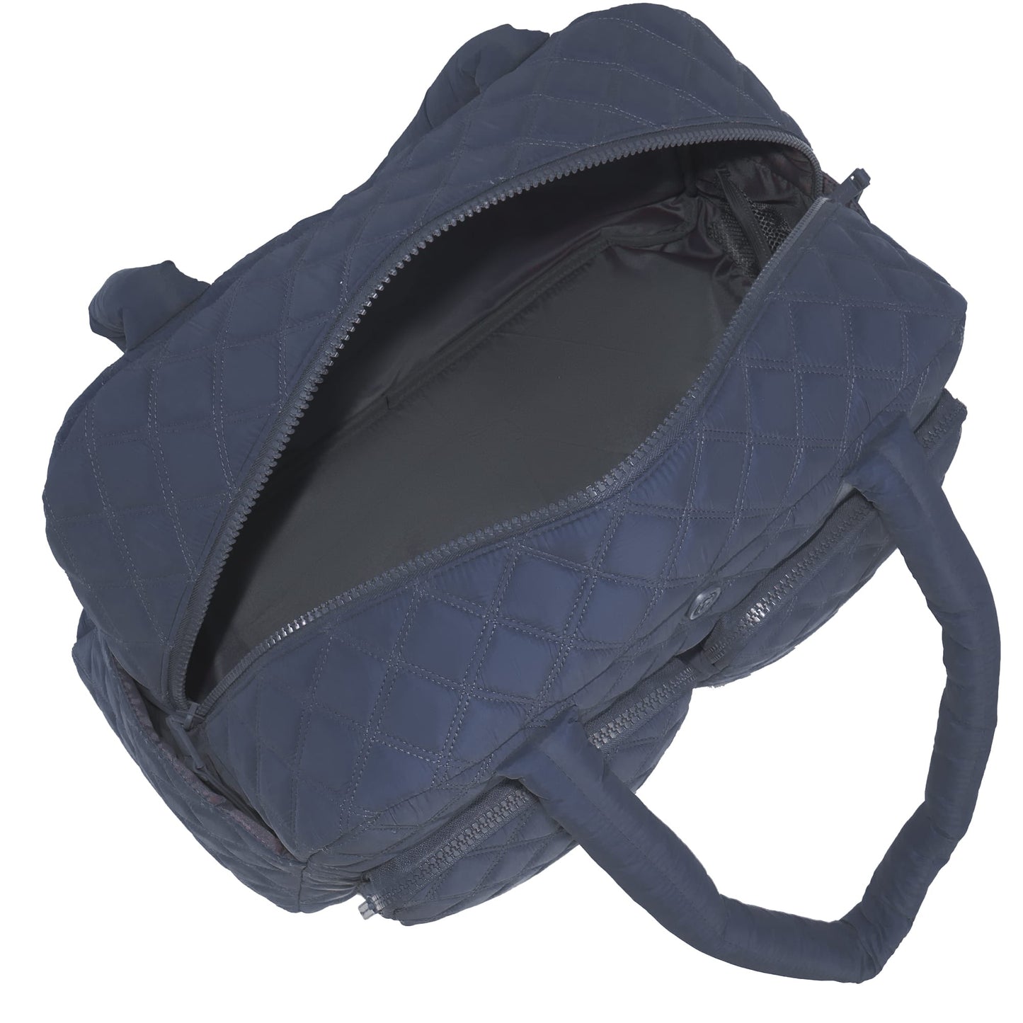 Joan & David Two Pocket Diamond Quilted 22 in. Duffel Bag