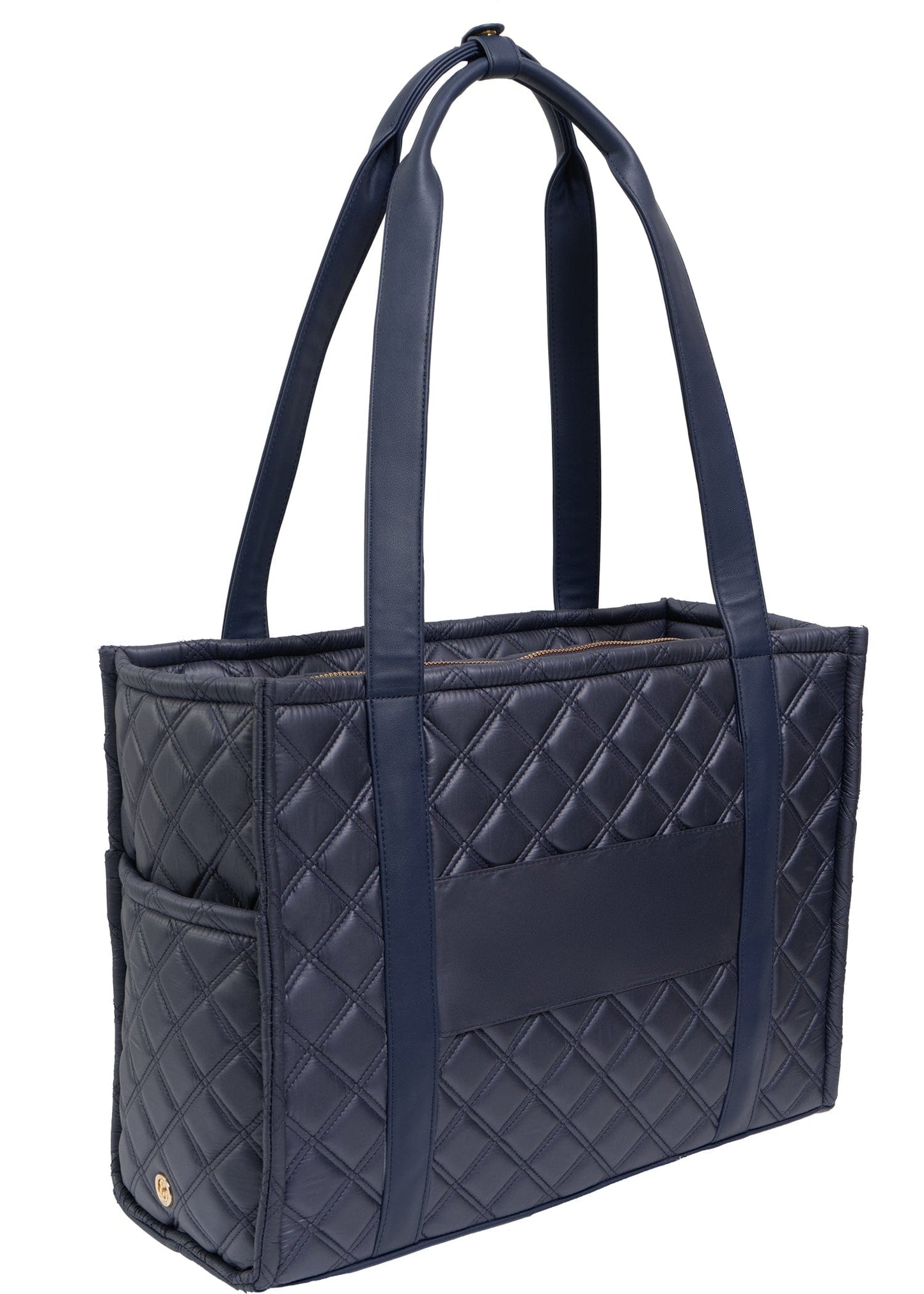 Joan & David The Daphne Diamond Quilted Square Tote