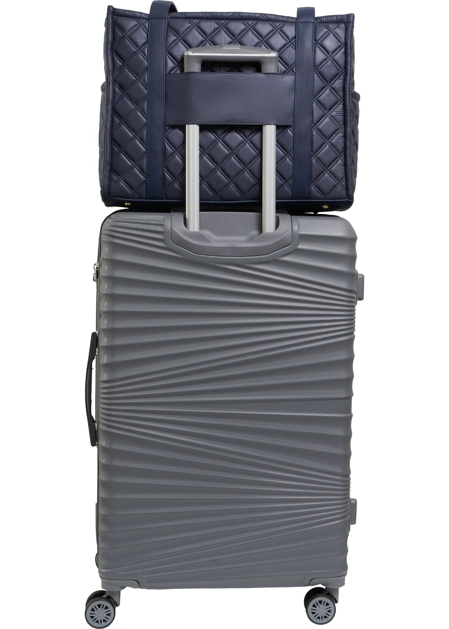 Joan & David The Daphne Diamond Quilted Square Tote