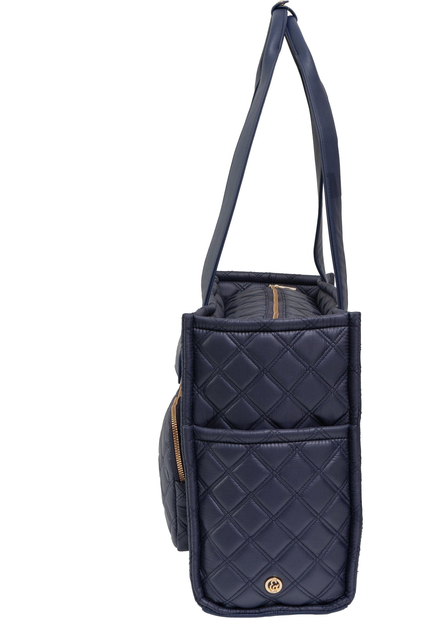 Joan & David The Daphne Diamond Quilted Square Tote