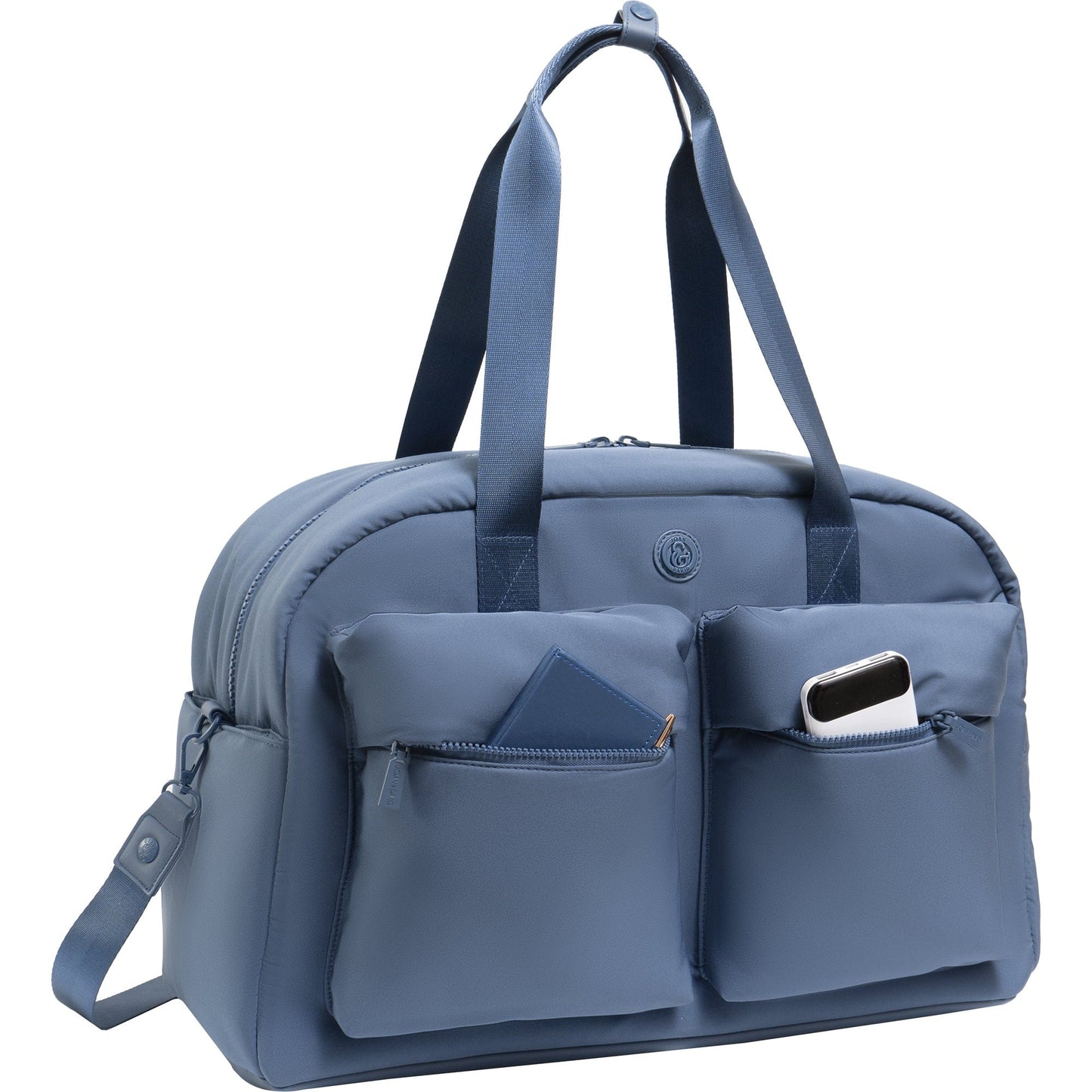 Joan & David 21 Inch High Density 2 Pocket Sport Nylon Duffel Bag