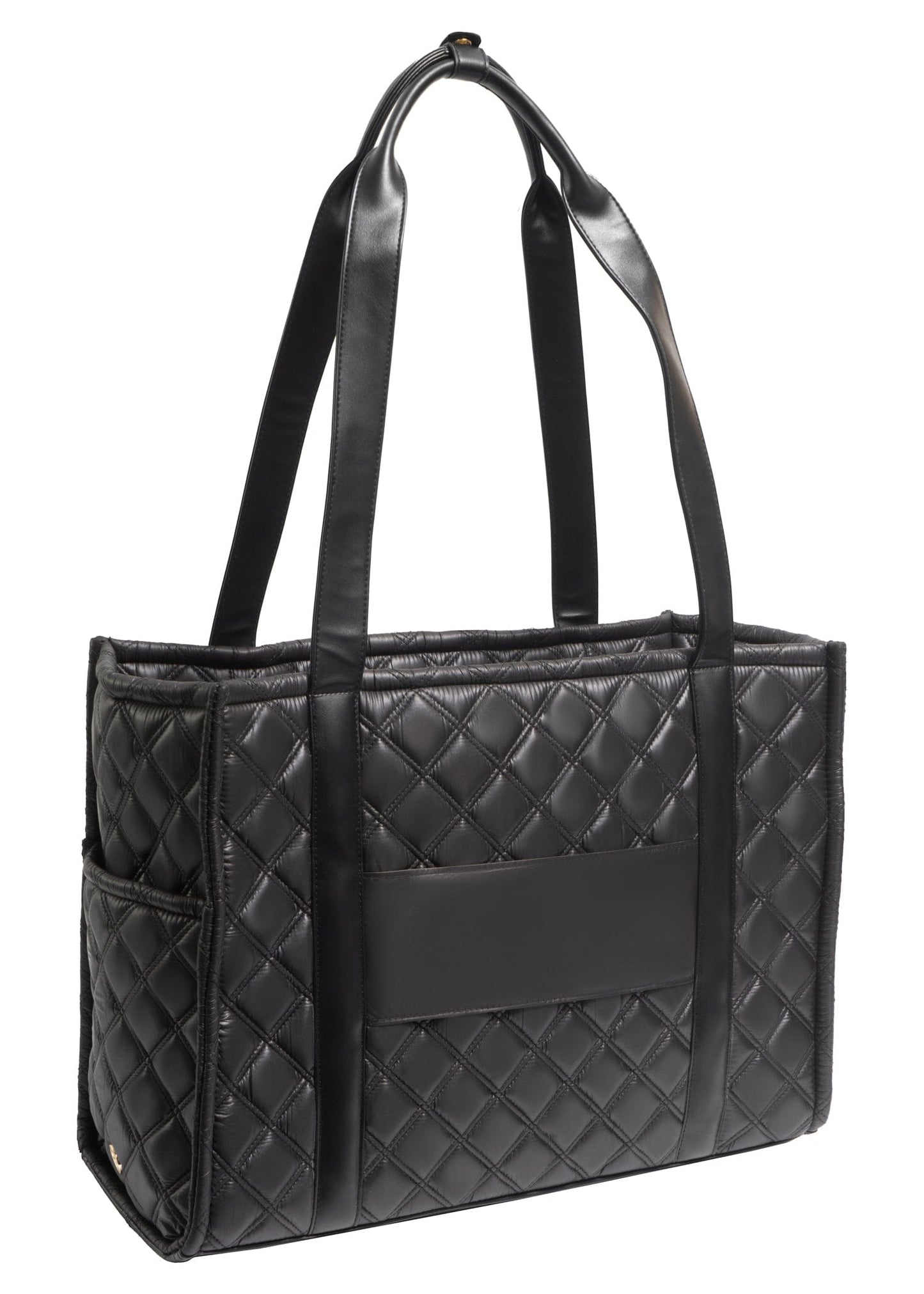 Joan & David The Daphne Diamond Quilted Square Tote