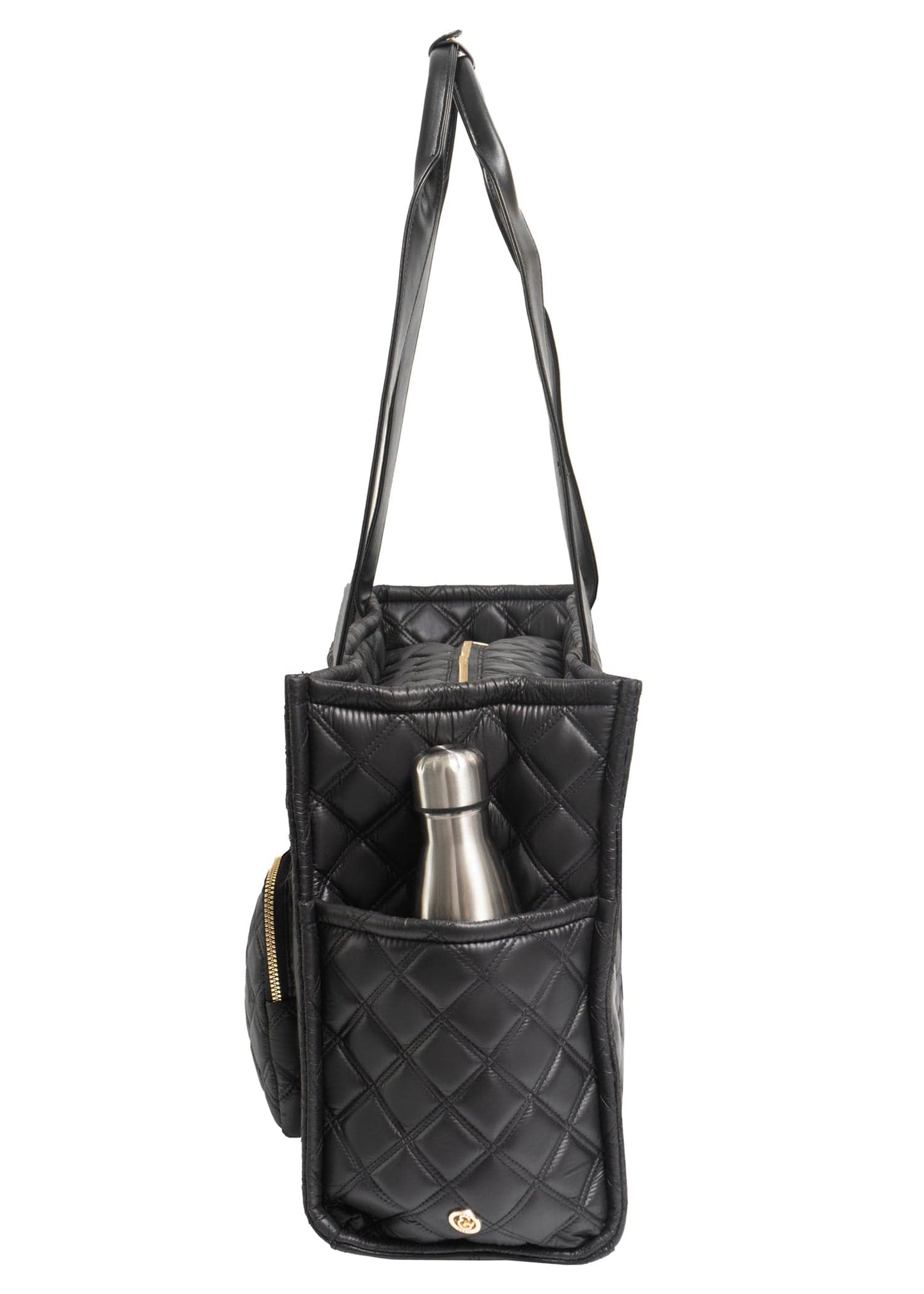 Joan & David The Daphne Diamond Quilted Square Tote