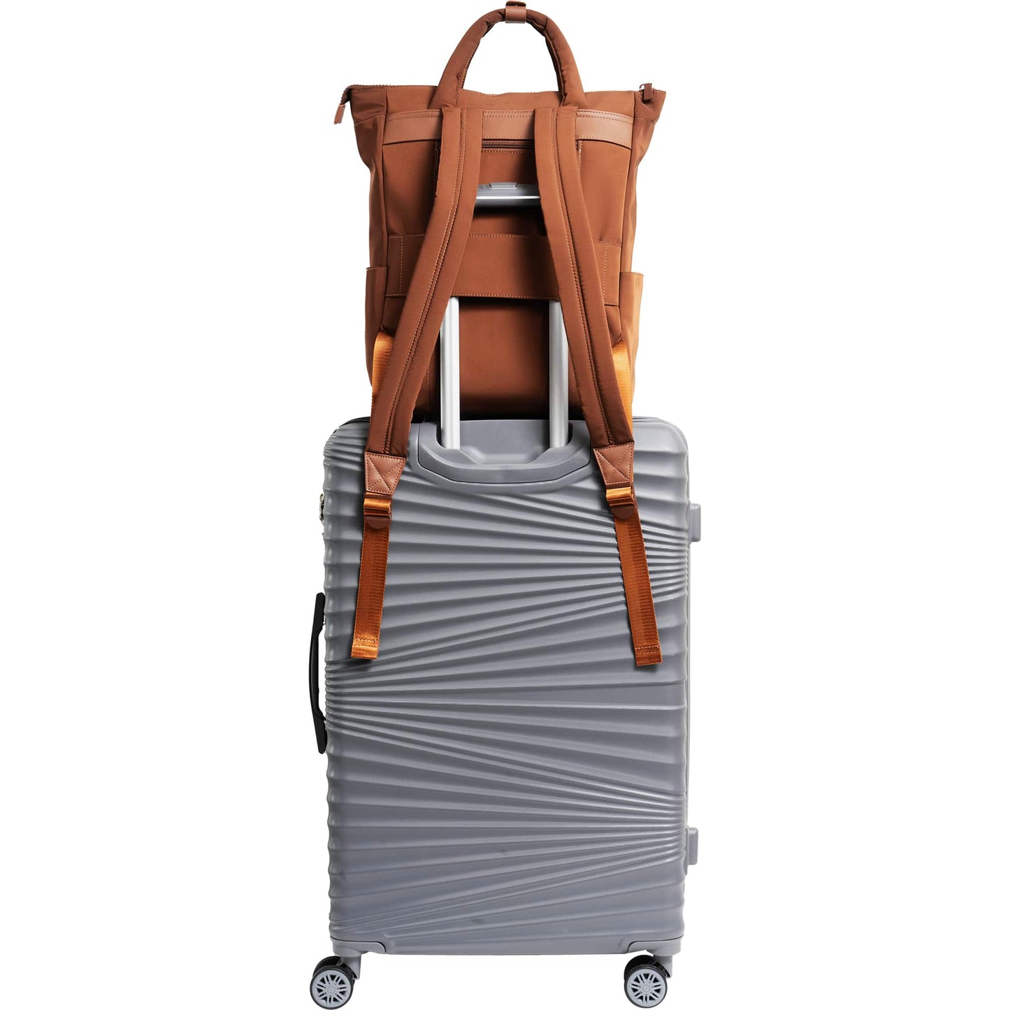 Max Studio The Everly 18 Inch Twill Nylon Workbook Travel Backpack
