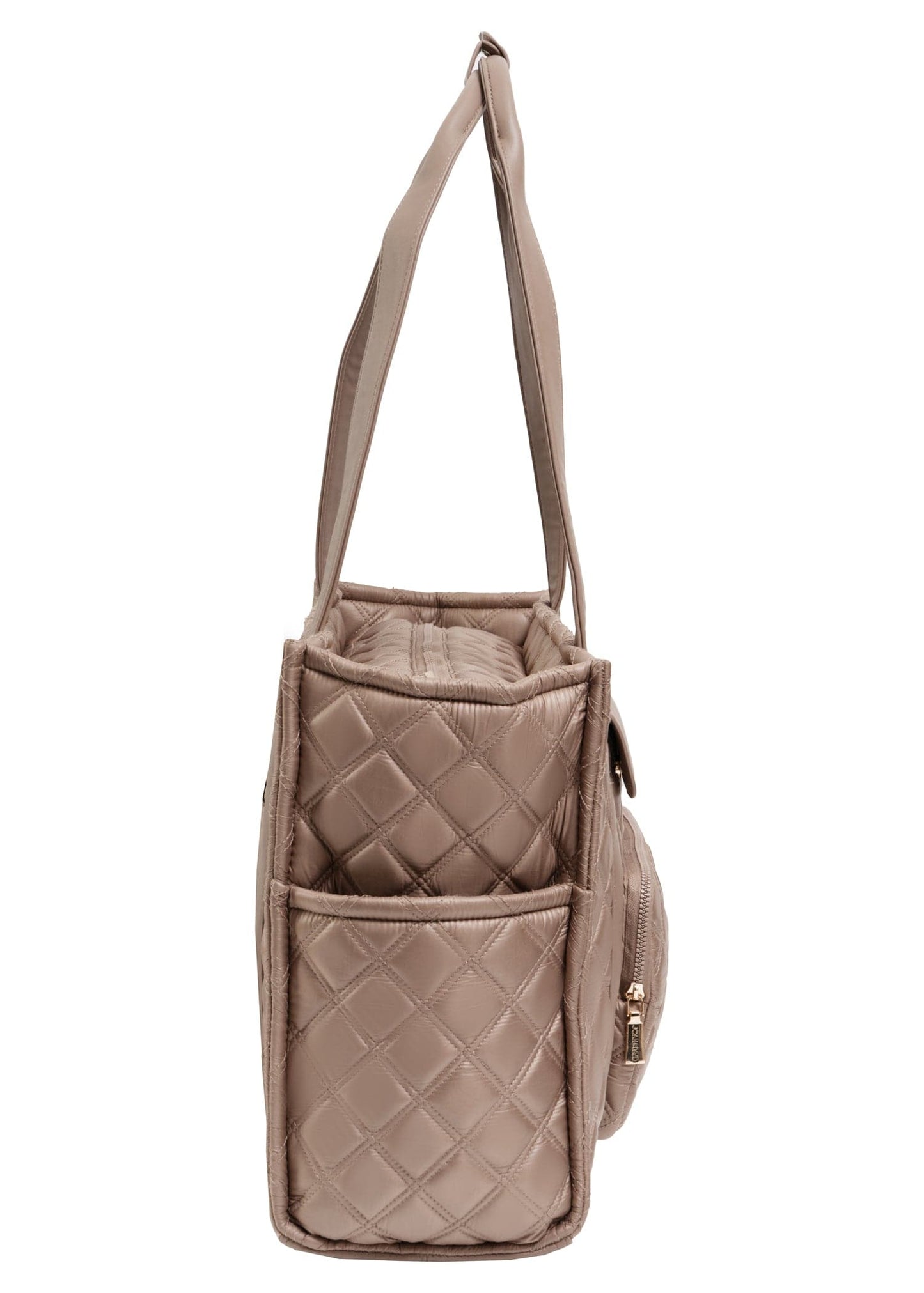 Joan & David The Daphne Diamond Quilted Square Tote
