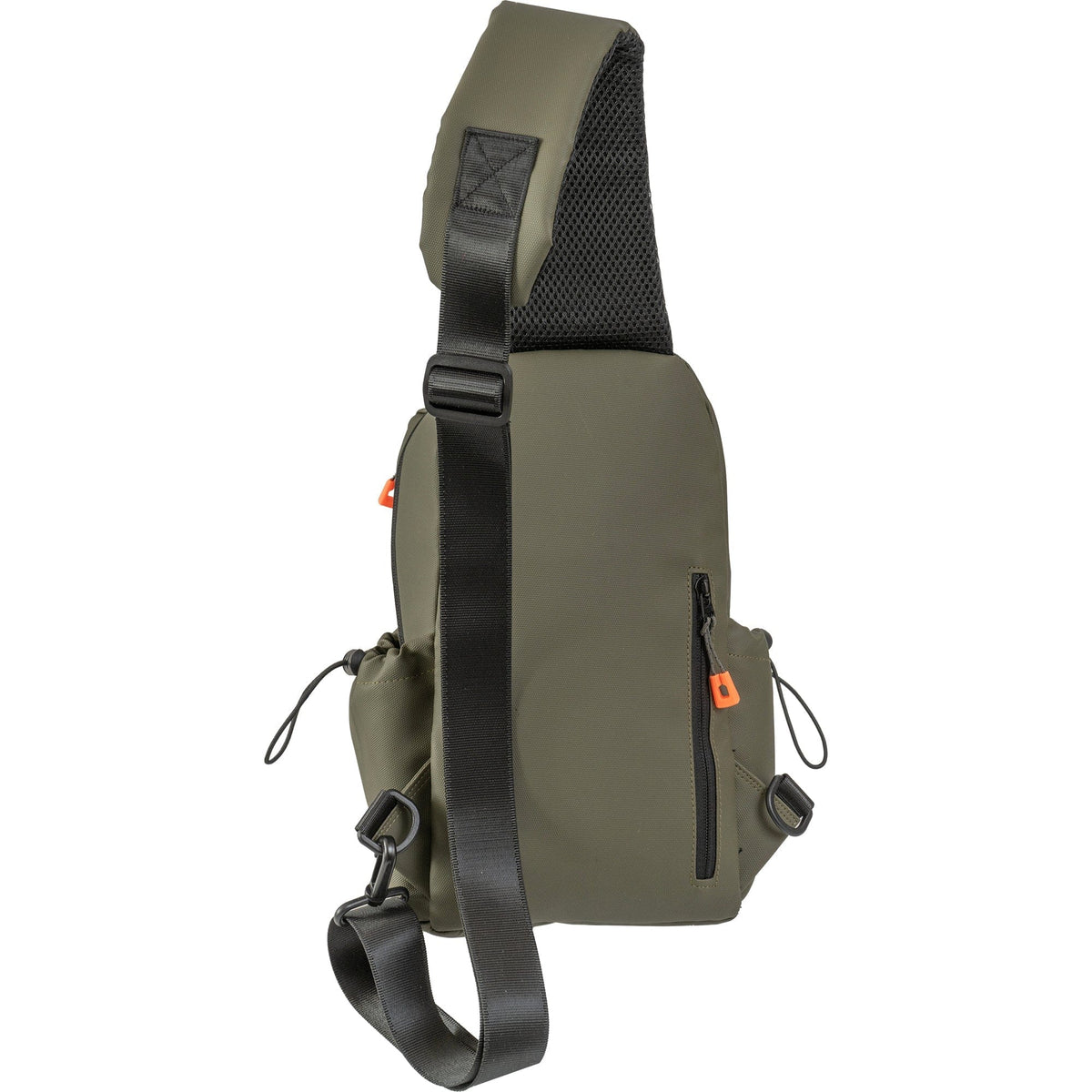 The Ashland | 16-In Textured Tarpaulin Crossbody Sling Bag