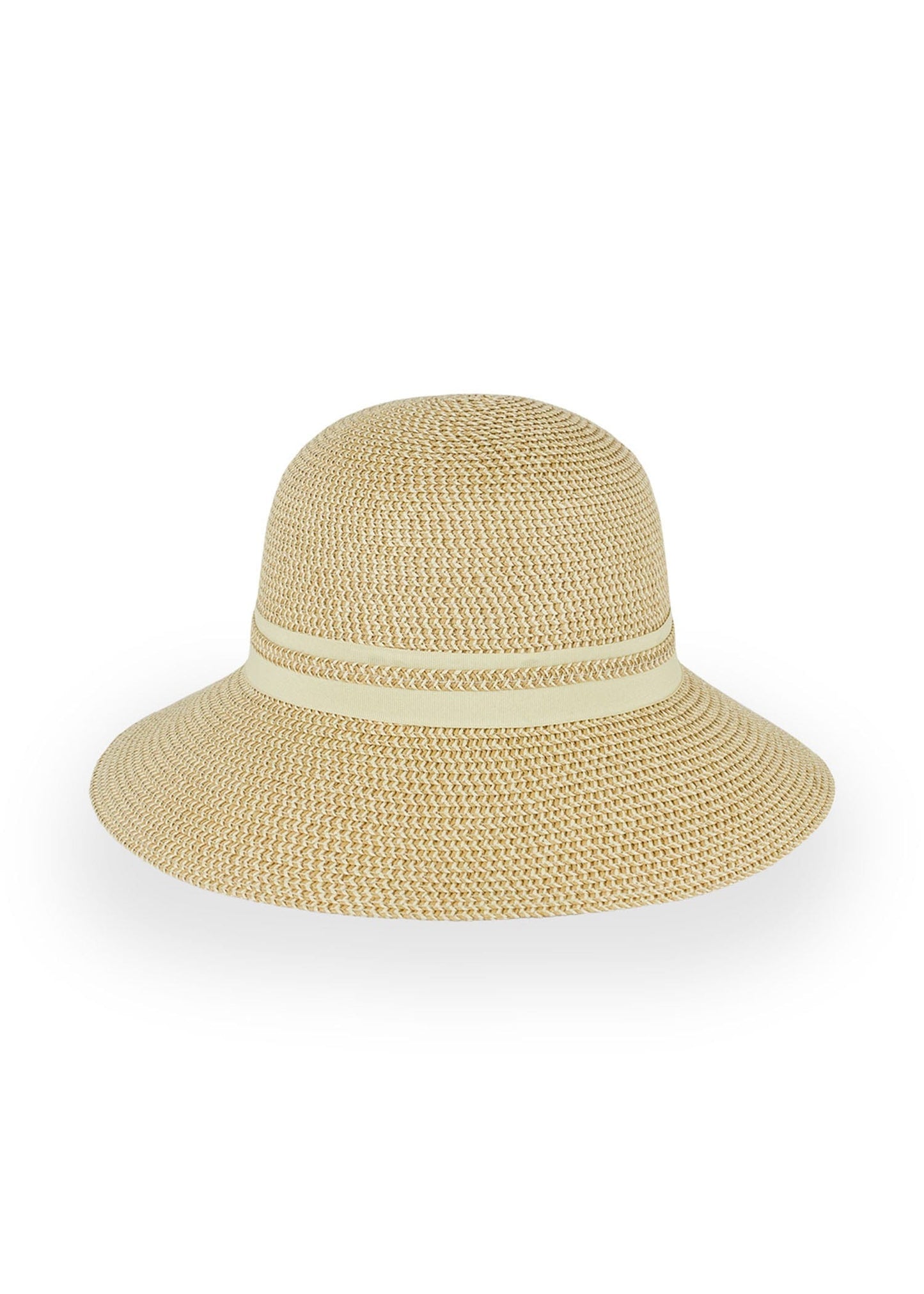 Magid Straw Bucket Hat with Stripe