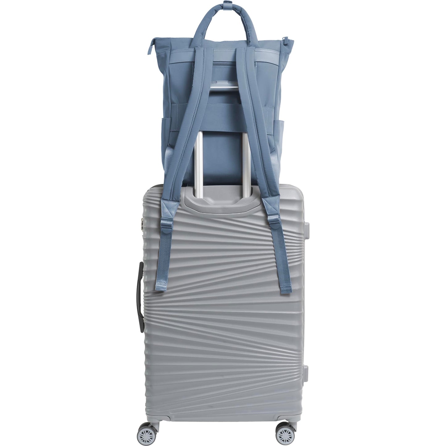 Max Studio The Everly 18 Inch Twill Nylon Workbook Travel Backpack