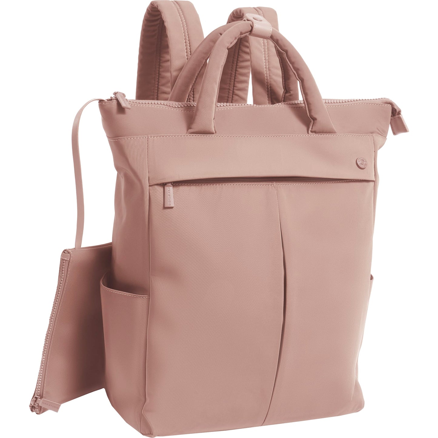Max Studio The Everly 18 Inch Twill Nylon Workbook Travel Backpack
