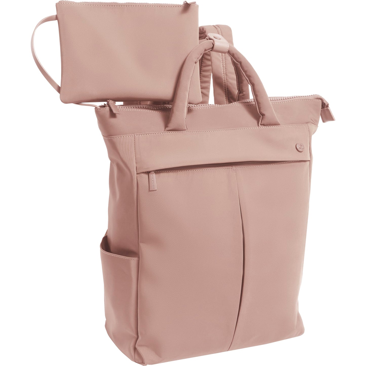 Max Studio The Everly 18 Inch Twill Nylon Workbook Travel Backpack