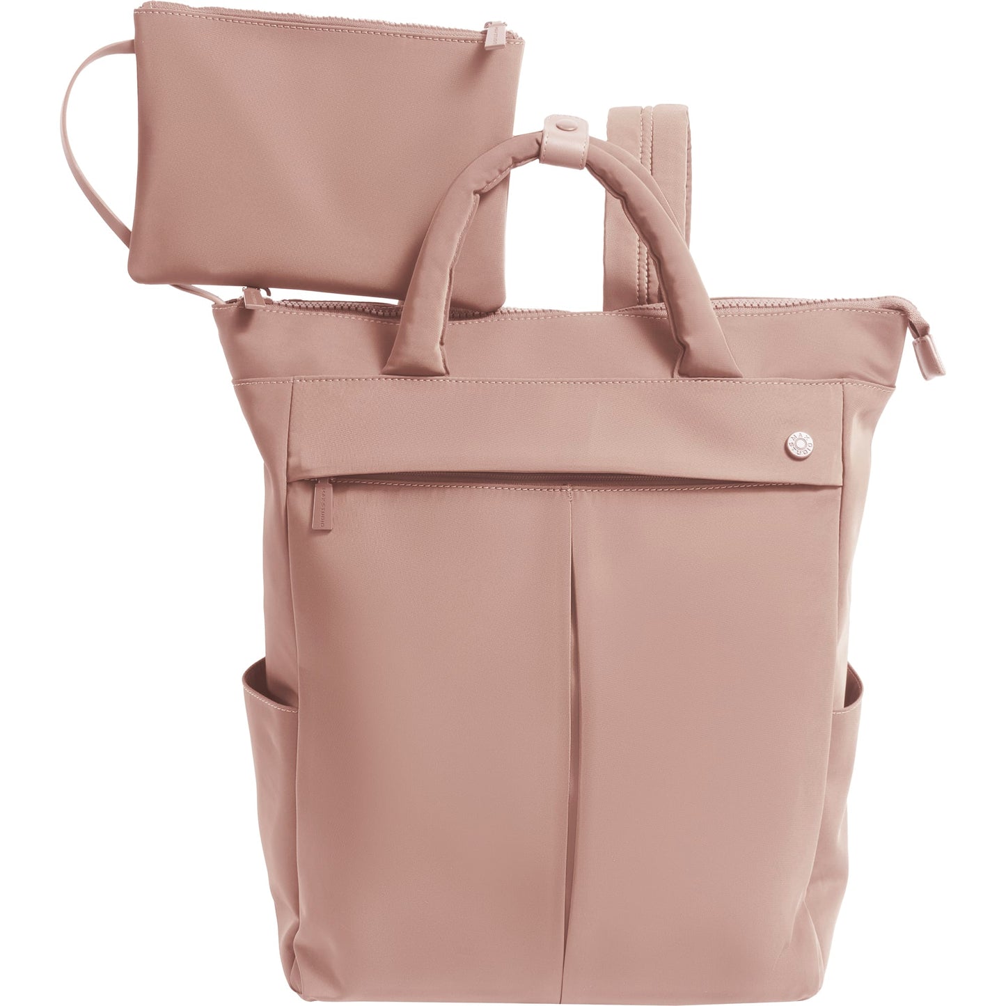 Max Studio The Everly 18 Inch Twill Nylon Workbook Travel Backpack