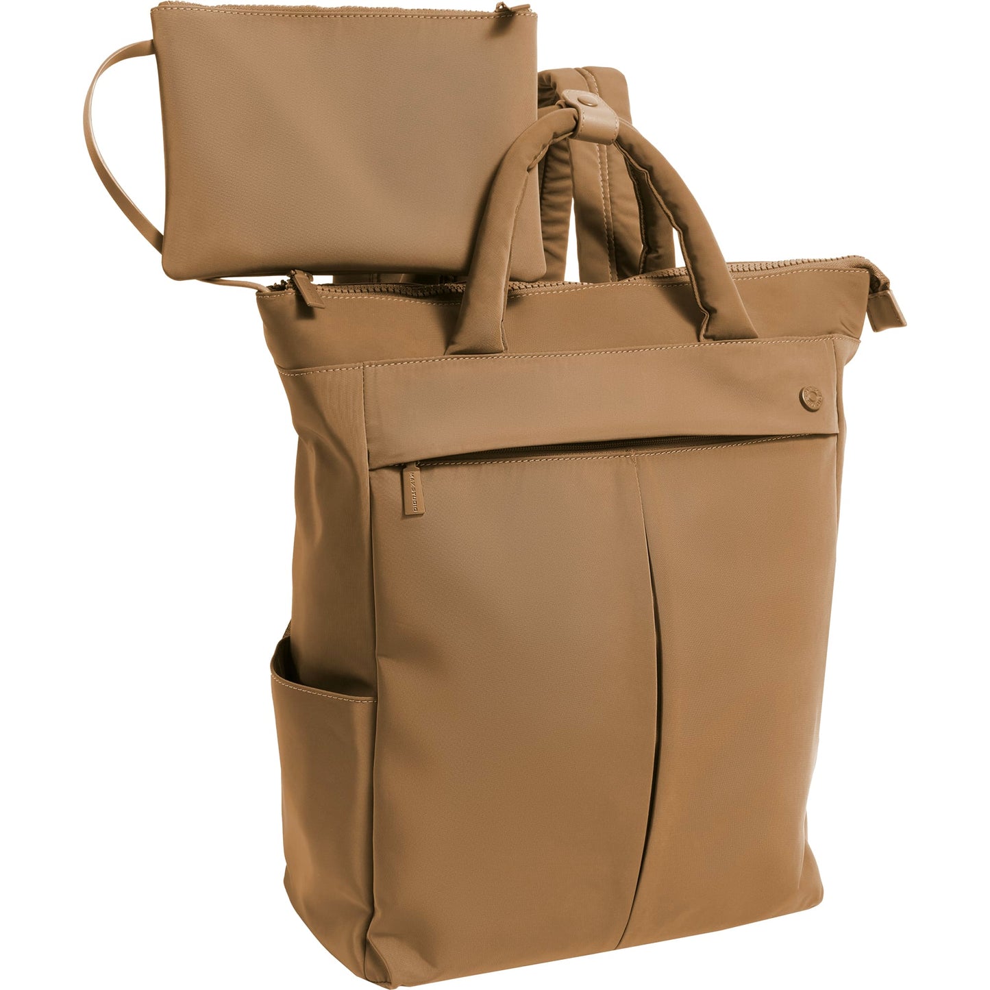 Max Studio The Everly 18 Inch Twill Nylon Workbook Travel Backpack