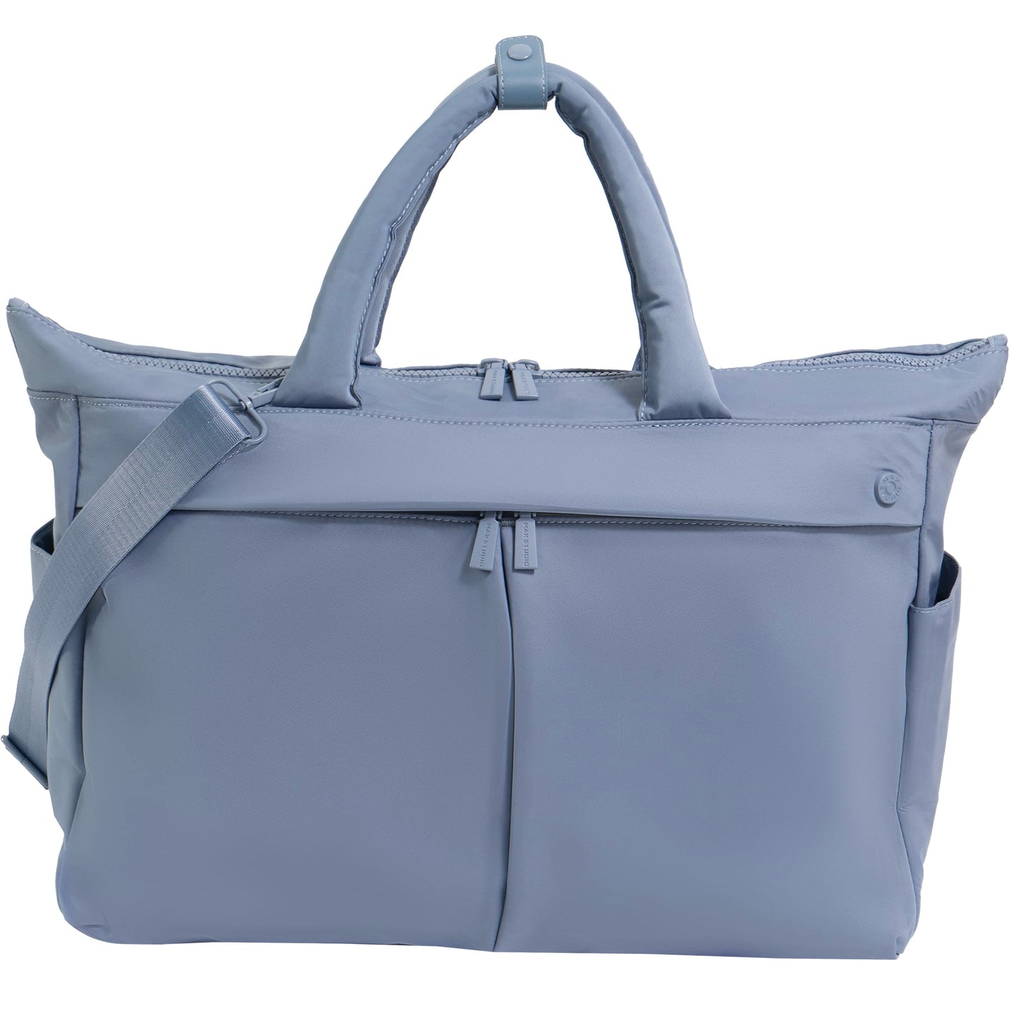 Max Studio The Sylvia 21 Inch Twill Nylon Double Handle Weekender Duffle