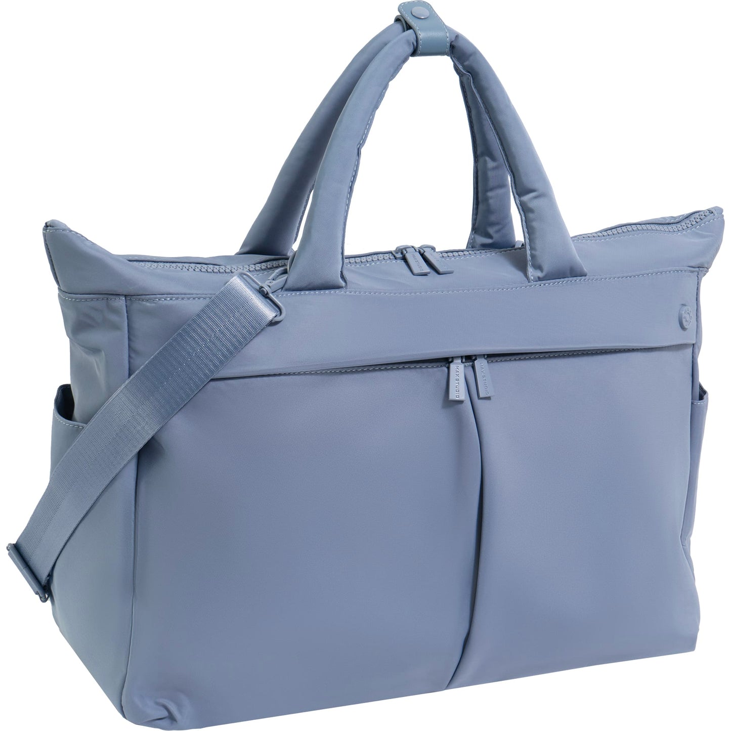 Max Studio The Sylvia 21 Inch Twill Nylon Double Handle Weekender Duffle