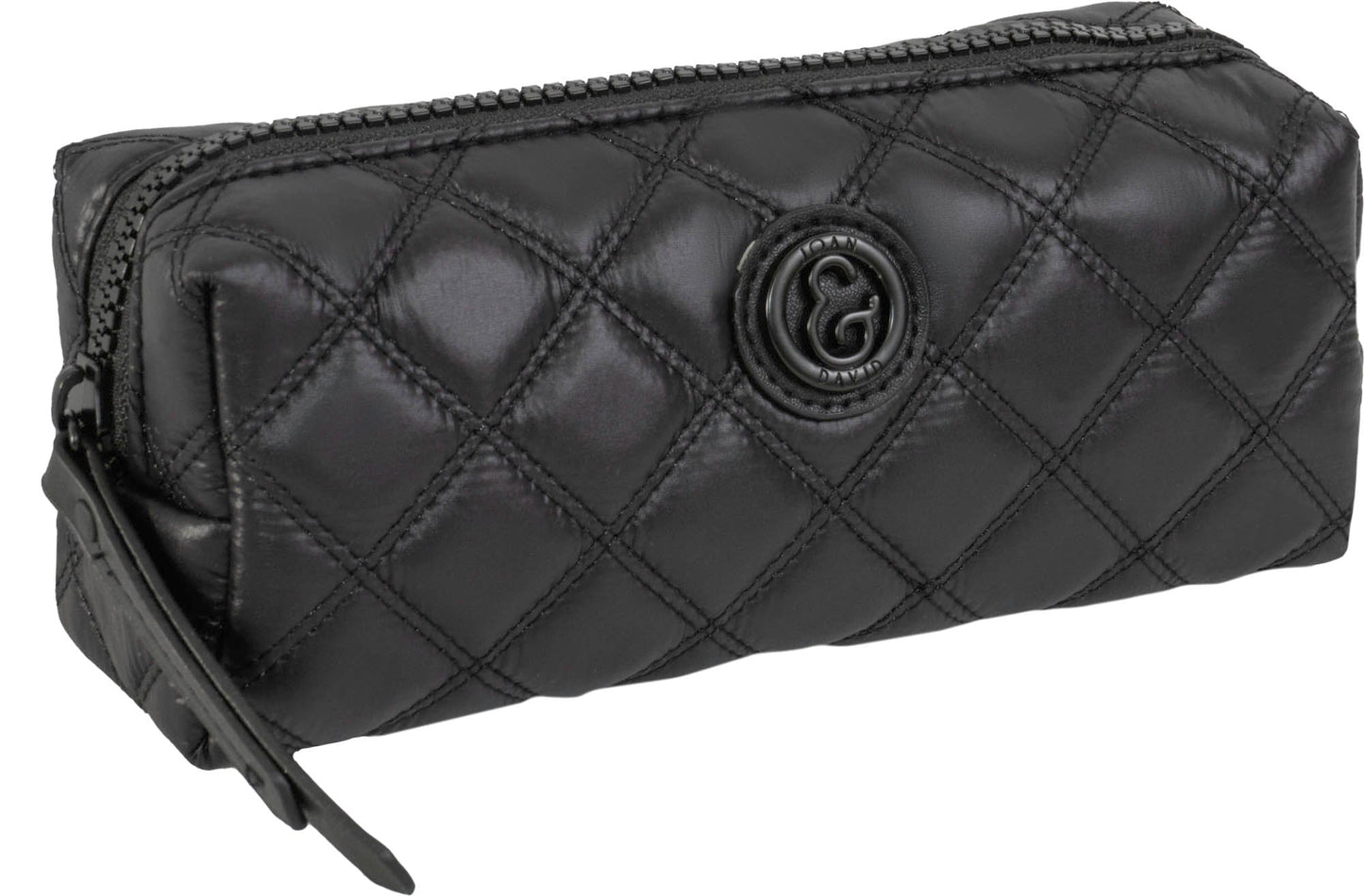 Joan & David The Diamond Quilted Nylon 4 Piece Toiletry Set