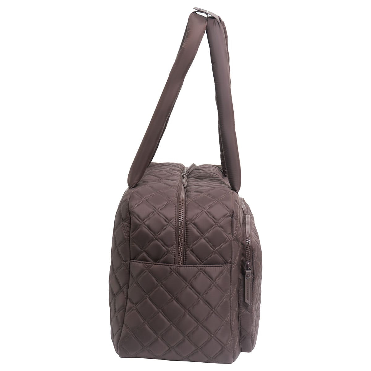 Joan & David Two Pocket Diamond Quilted 22 in. Duffel Bag