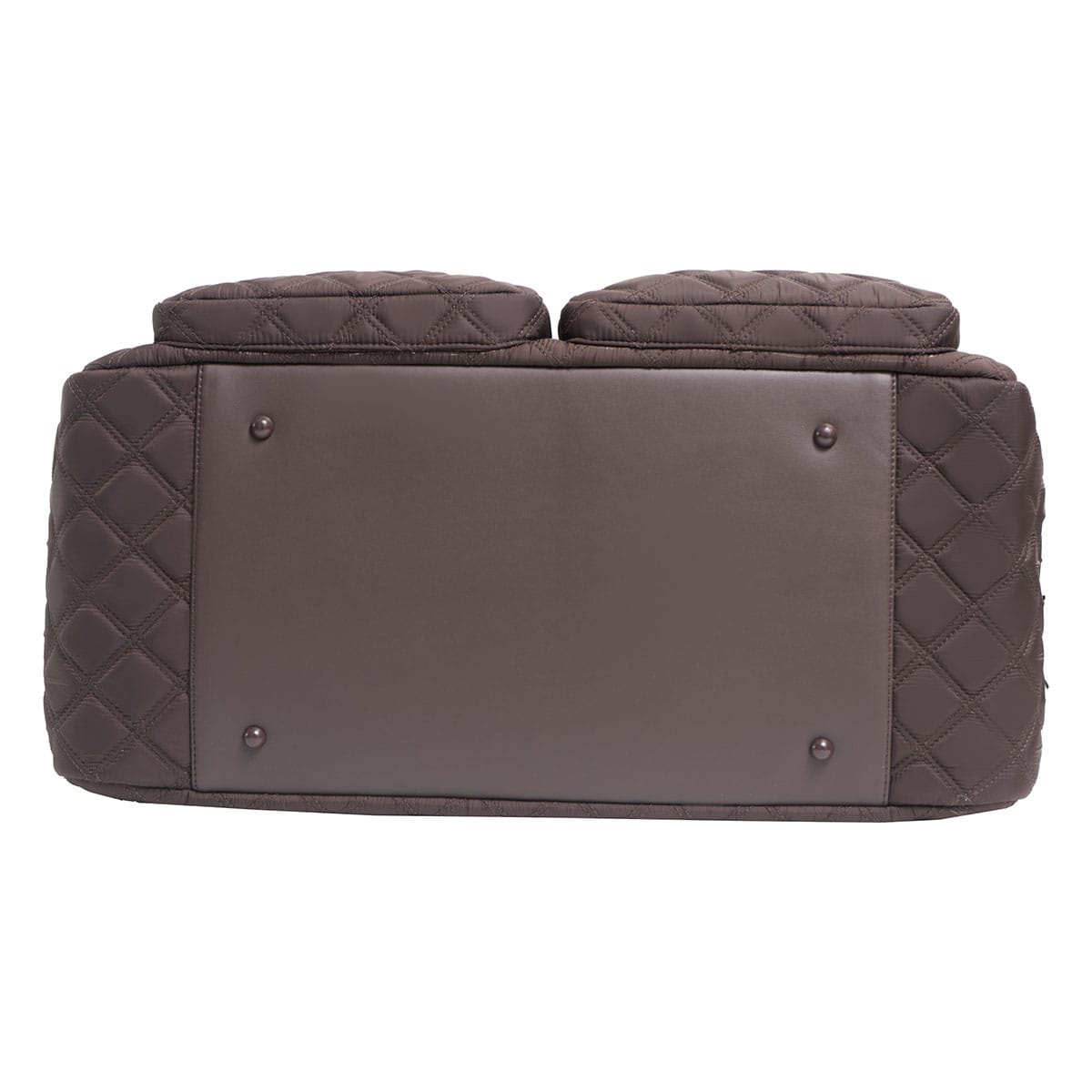 Joan & David Two Pocket Diamond Quilted 22 in. Duffel Bag