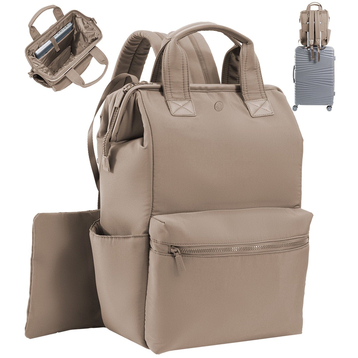 Max Studio The Elise Sport Nylon 18 Inch Workbook Backpack