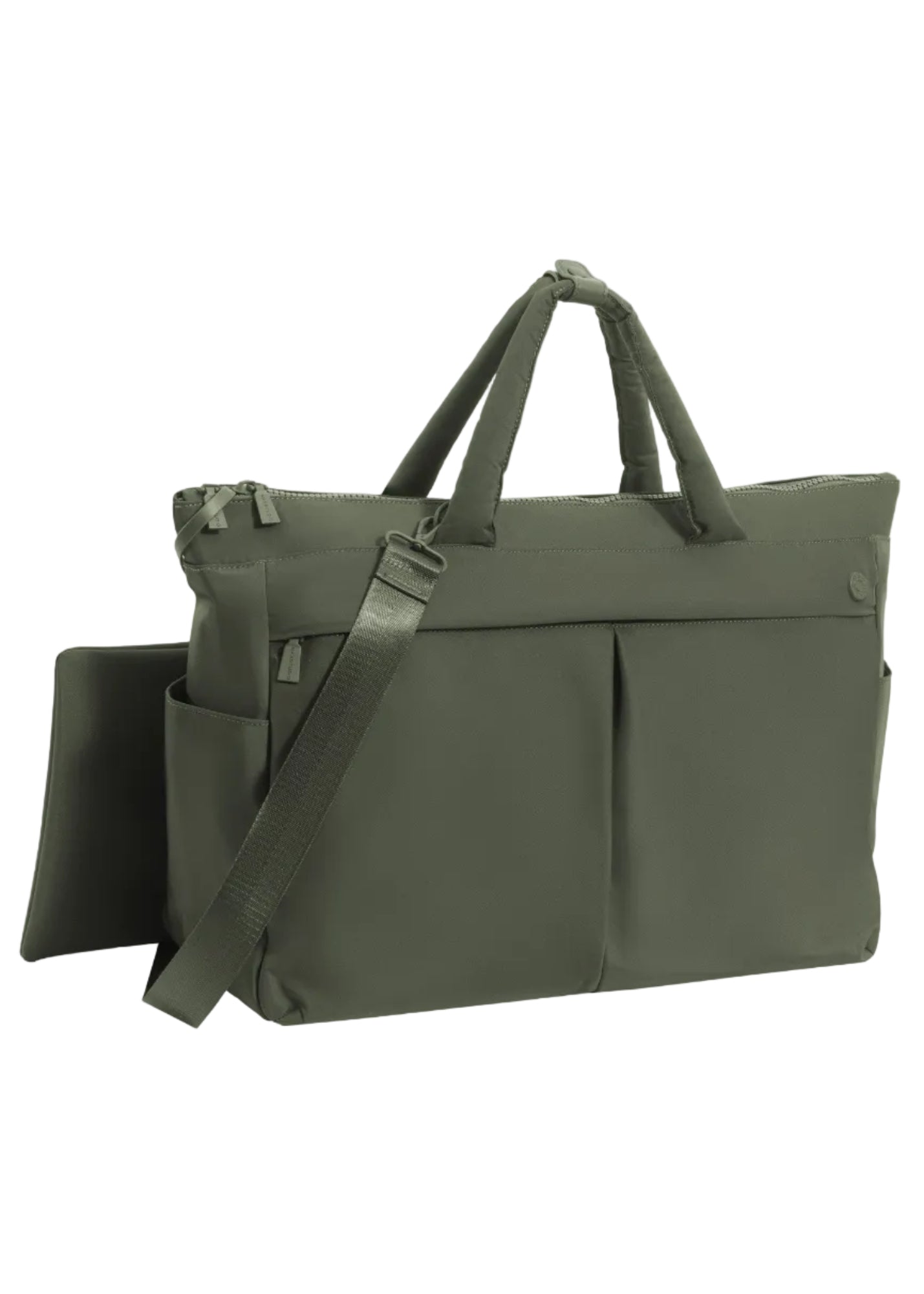 Max Studio The Sylvia 21 Inch Twill Nylon Double Handle Weekender Duffle