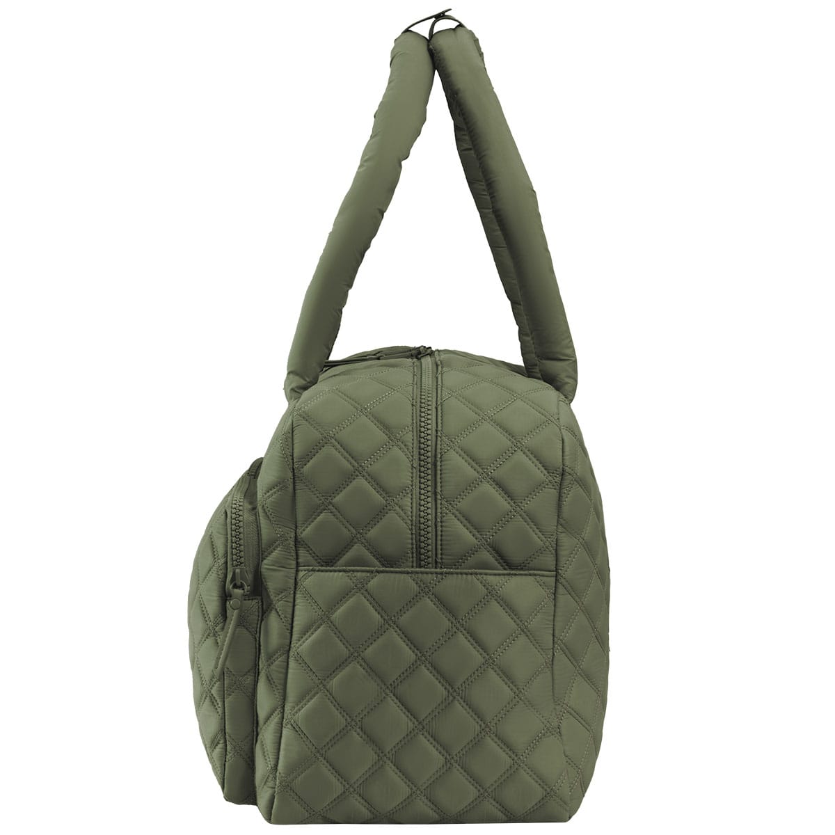 Joan & David Two Pocket Diamond Quilted 22 in. Duffel Bag