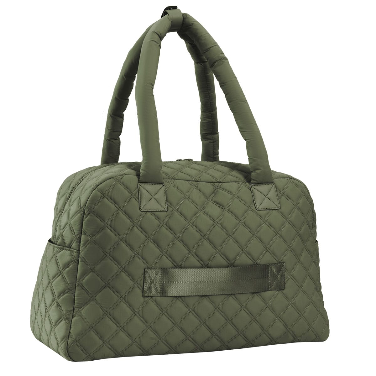 Joan & David Two Pocket Diamond Quilted 22 in. Duffel Bag
