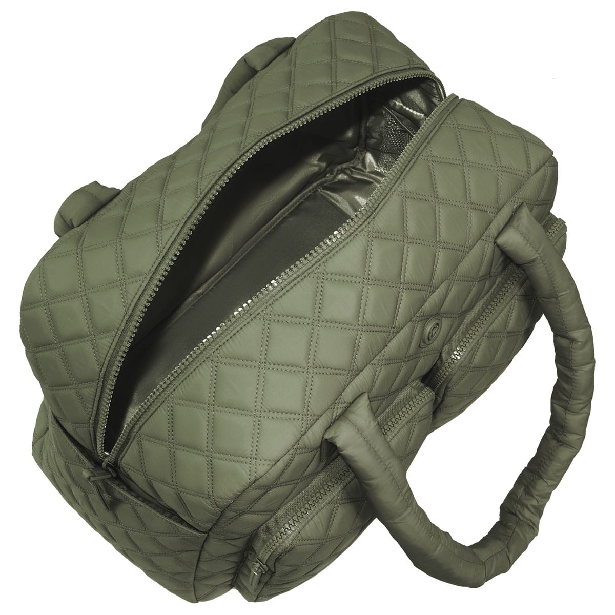 Joan & David Two Pocket Diamond Quilted 22 in. Duffel Bag