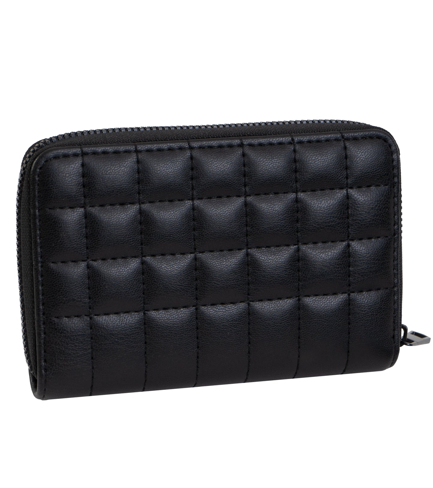 Rebecca & Rifka Smooth Boxed Quilt Medallion Zip Indexer Wallet