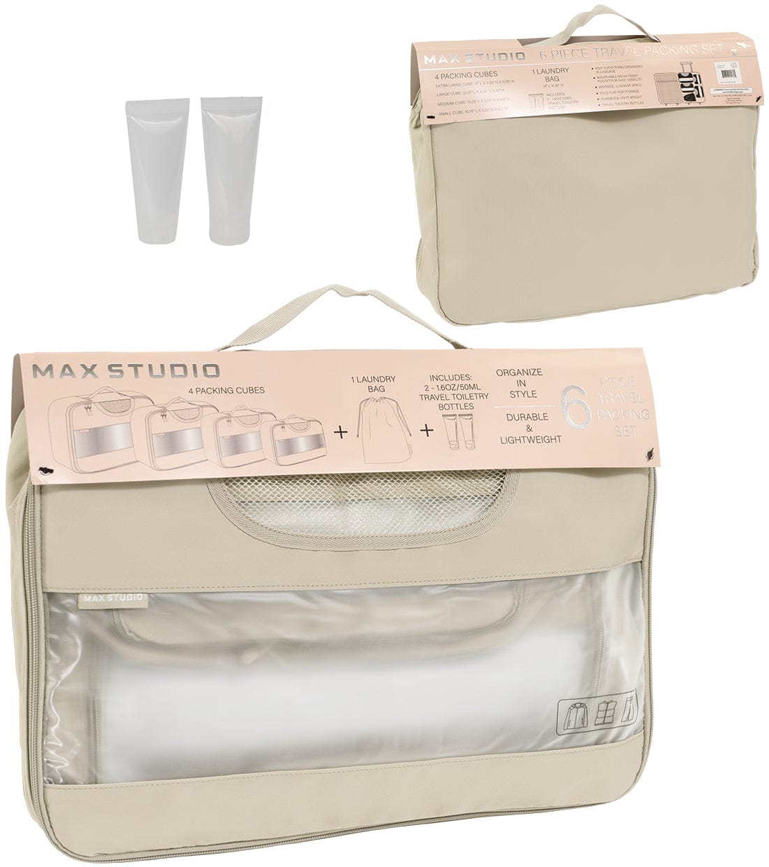 Max Studio Travel Packing Set 6 Piece