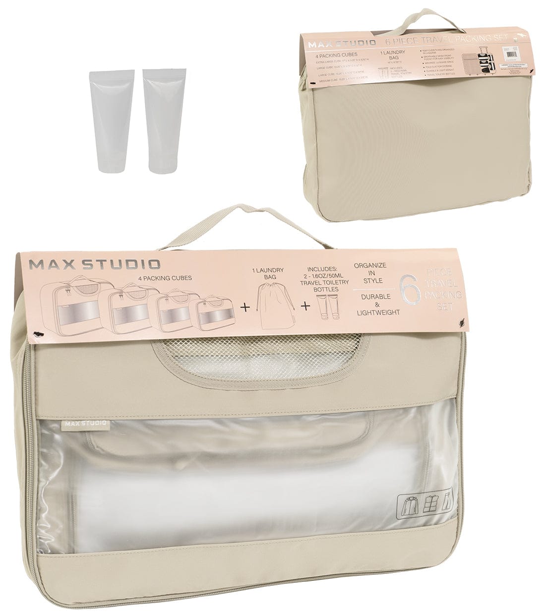 Max Studio Travel Packing Set 6 Piece