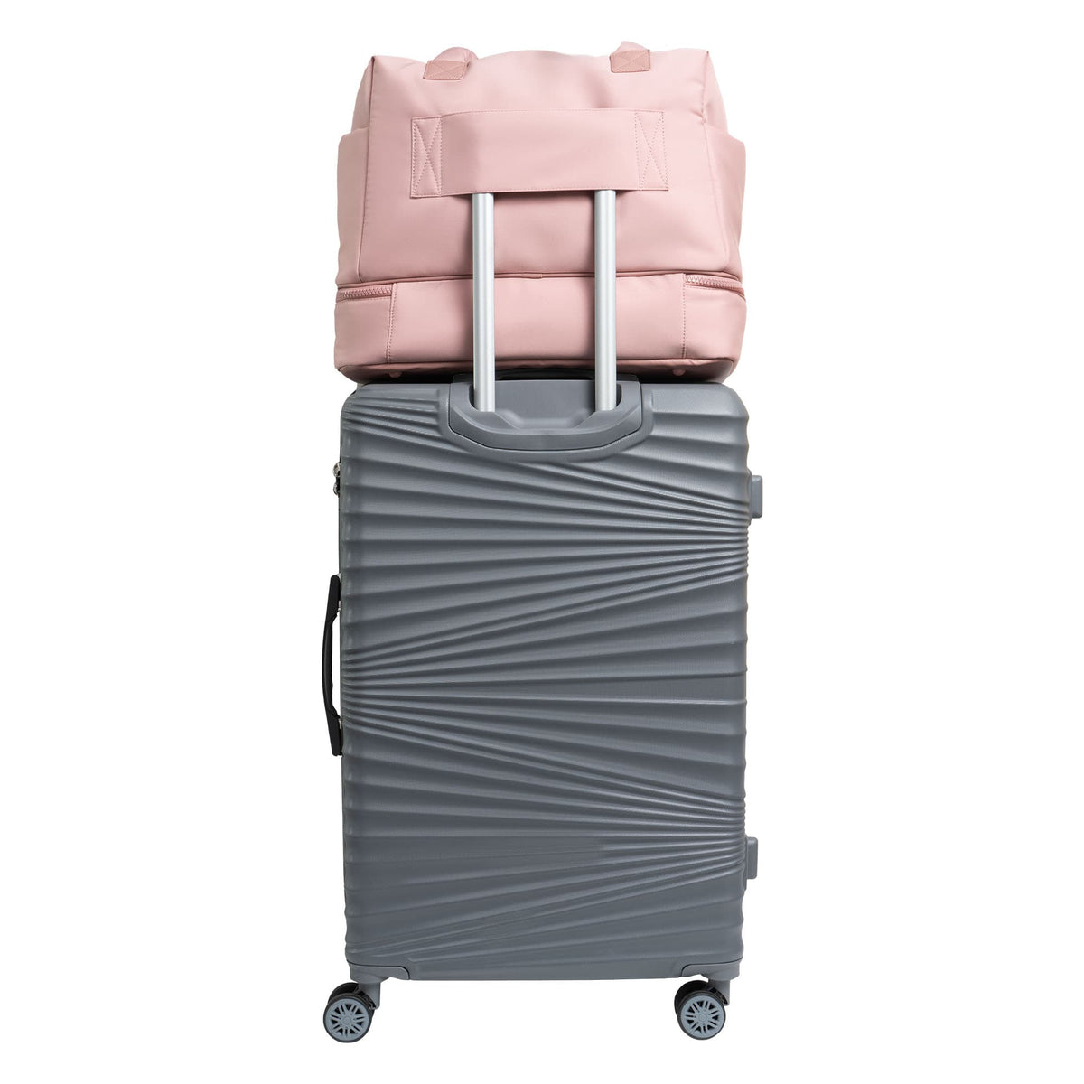 Joan & David The Lainey Sport Nylon Drop Bottom Duffel Bag