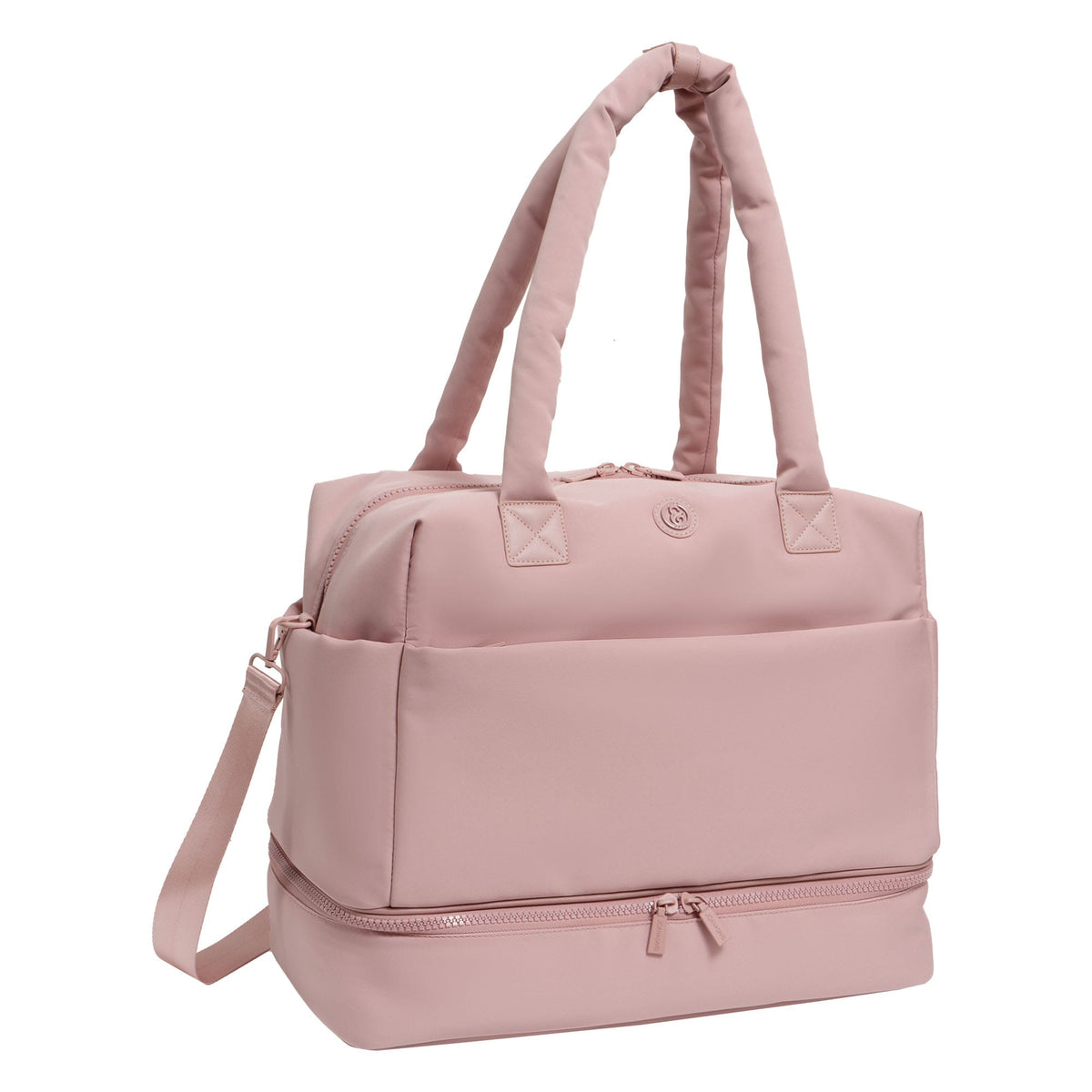 Joan & David The Lainey Sport Nylon Drop Bottom Duffel Bag
