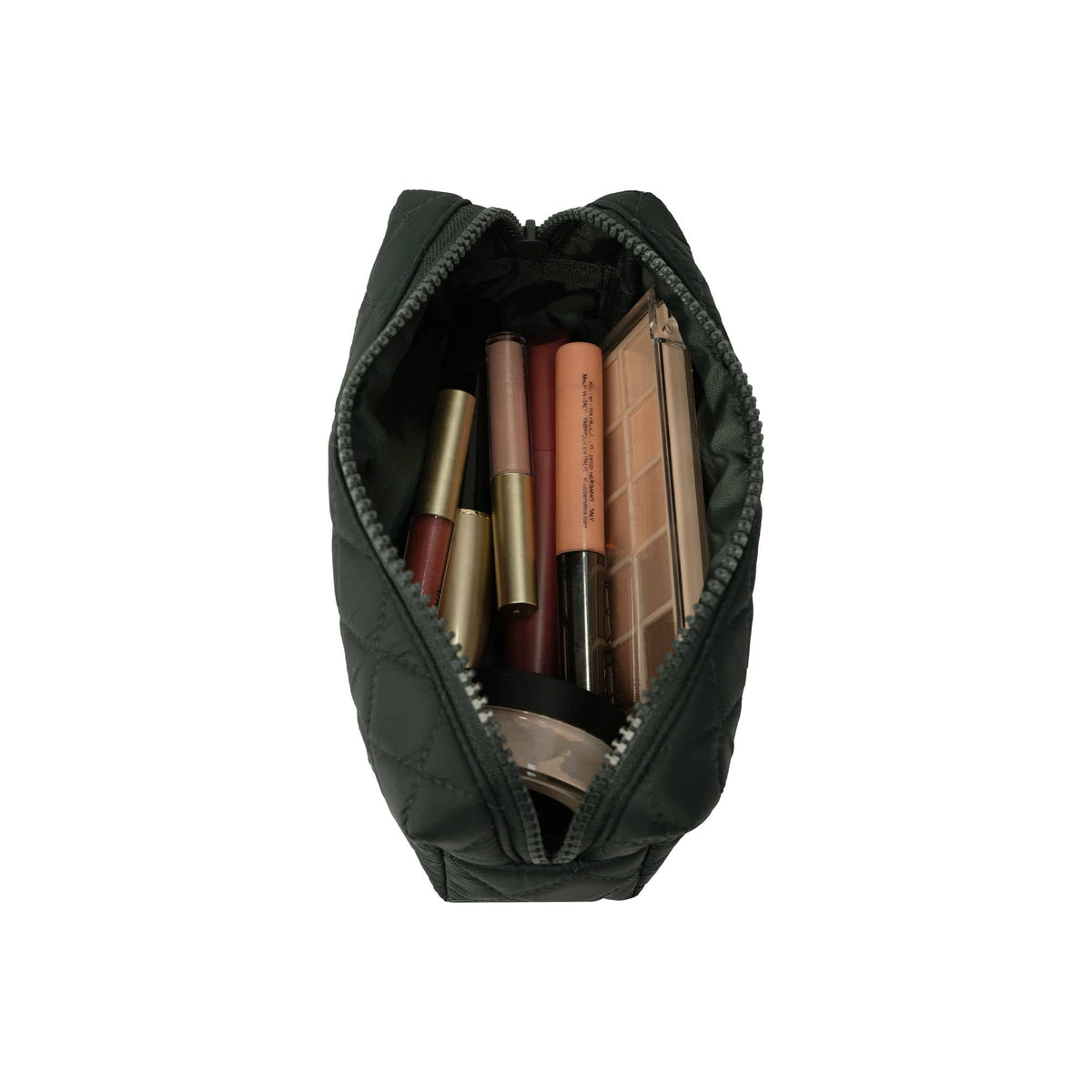 Joan & David The Diamond Quilted Nylon 4 Piece Toiletry Set